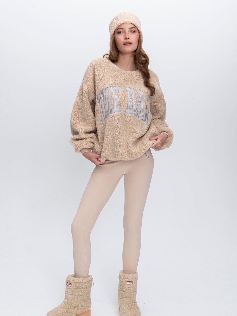 The Bar GIGI SWEATSHIRT NUDE/GREY